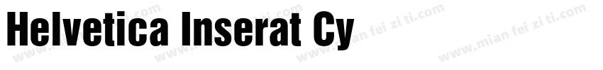 Helvetica Inserat Cy字体转换